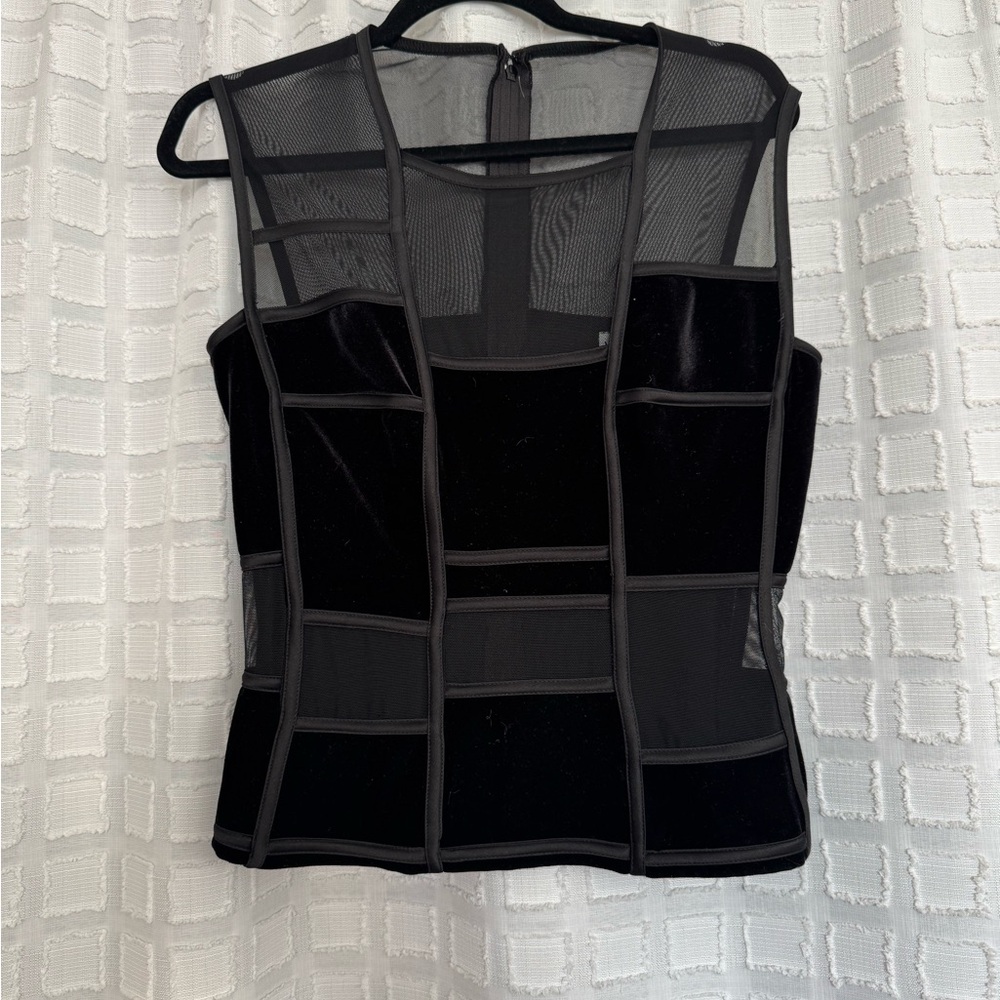 Joseph Ribkoff Black  Fitted Tank Top